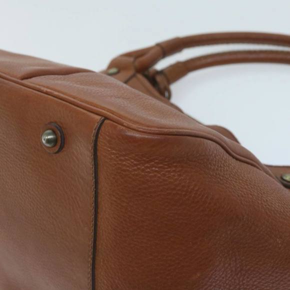 BURBERRY Shoulder Bag Leather Brown Auth yk9592 - Picture 16 of 16